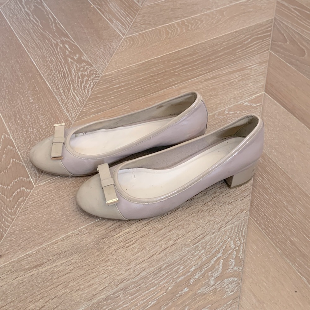 Cole Haan Waterproof Nude Block heel